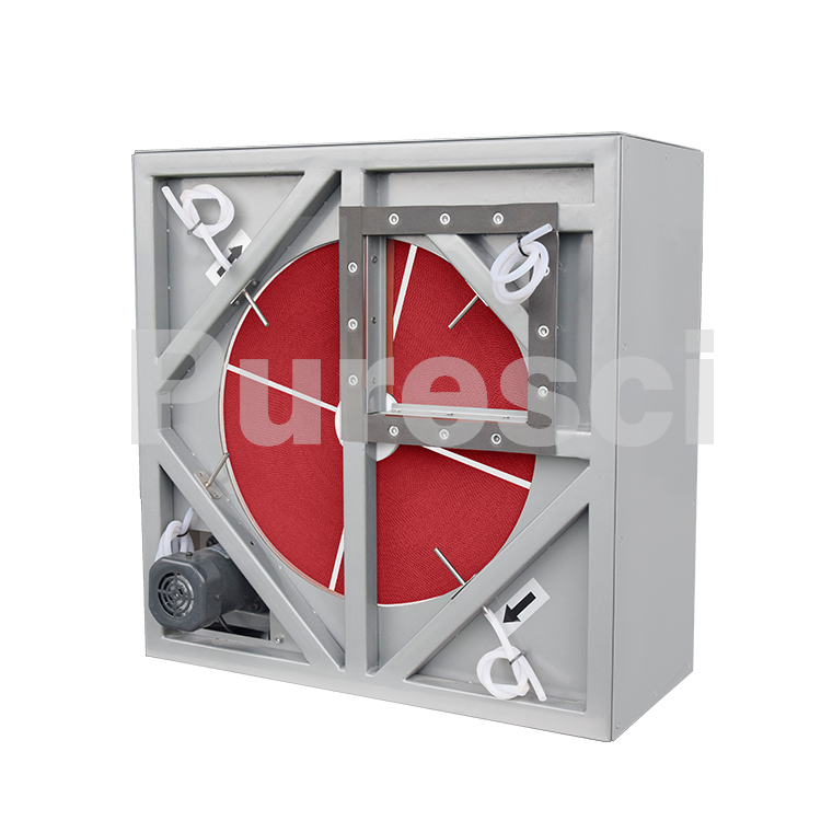 Rotor desecante para ahorro de energía para secador de gabinete de plástico
